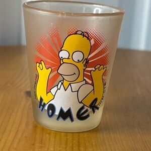Homer Simpson 1998 Downpace Original Shot Glass